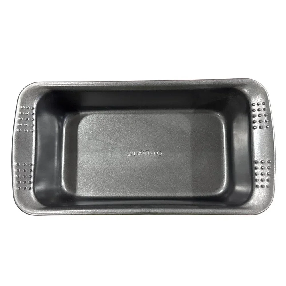Set Of 3 Bakeware Pans: Dog Bone Silicone Mold Nonstick Bundt Pan & Loaf Pan